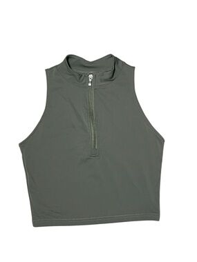 Like New - LasLulu  1/2 Zip Tank Polo Top